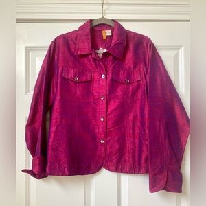 NEW GREAT PURE SILK JACKET